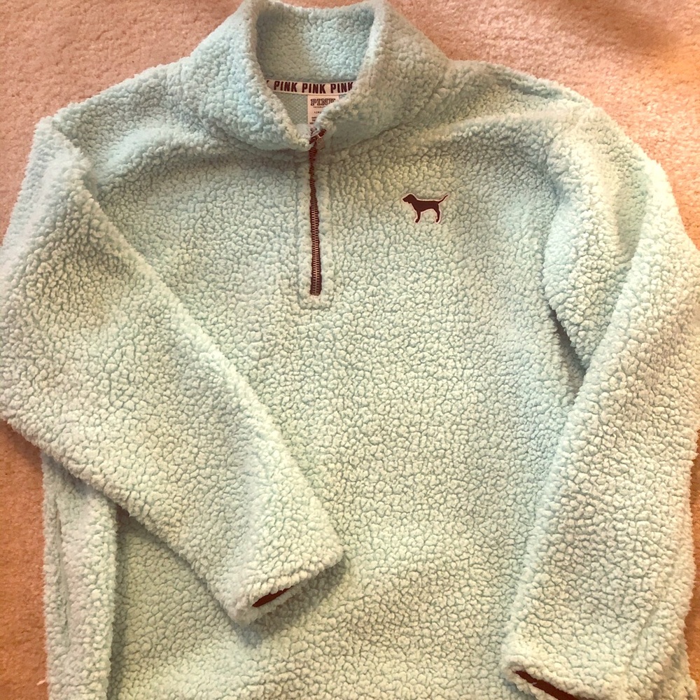 PINK Teal fleece!! FINAL PRICE